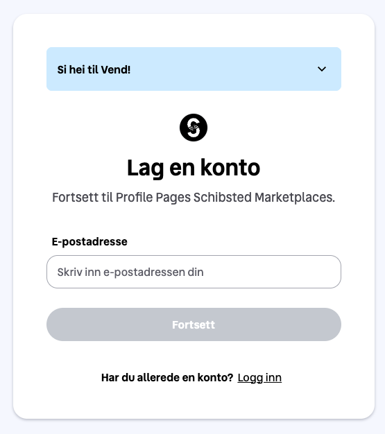 Lage Vend konto Steg For Steg FINN Hjelpesenter