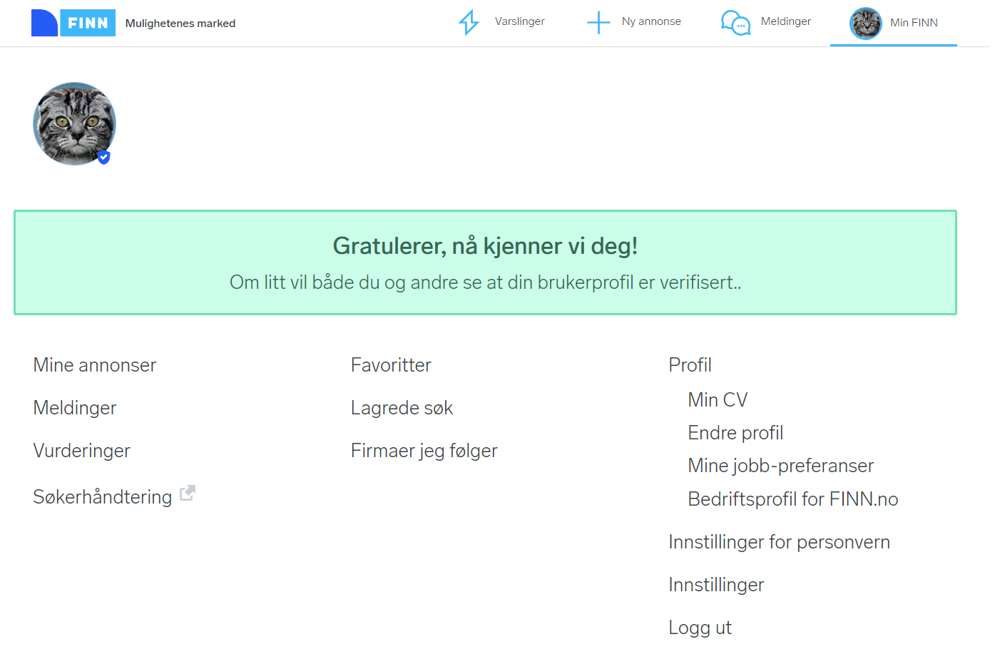 Hvordan Blir Jeg En Verifisert Bruker Finn No Hjelpesenter